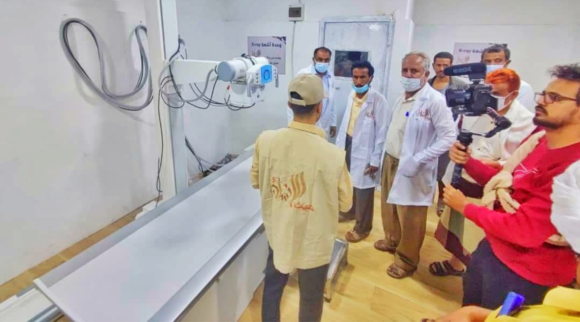 TKF establishes modern x-ray unit in Al-Mahfad Hospital in Abyan